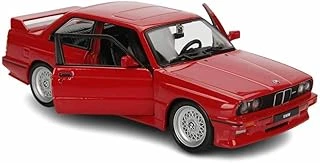 Bburago 1988 Bmw 3 Series M3 (E30) 1:24 Model Araba - Kırmızı, Detaylı Koleksiyonluk Mini Maket ürün görseli 1
