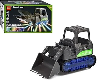 Sole 3D Işıklı Sesli Müzikli Çarp Dön Sensörlü İş Makinesi Dozer ürün görseli 1