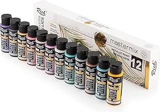Mastermix Akrilik Boya 60 Cc 12 Li Metalik Renkler ürün görseli 1