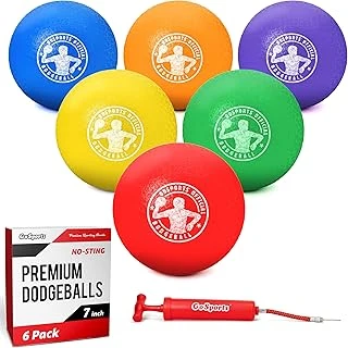 Gosports Şişirilebilir Yakan Toplar - 5 İnç Veya 7 İnç Sokmayan Toplar Seçin - 6'Lı Set Top Pompası Mesh Çanta İçerir ürün görseli 1