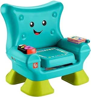 Fisher-Price Birden Fazla Dil Desteğiyle Yürüme Çağındaki 1 Yaş Üzeri Çocuklar Için Işıklar, Şarkılar Aktiviteler Içeren, Turkuaz Renkli Koltuk Şeklinde Eğitici Oyuncak, Jgk94 ürün görseli 1