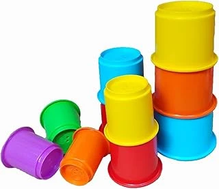Kiki Ae-1610 Mega Kule Eğitici Oyunu 10 Parça, Çok Renkli ürün görseli 1