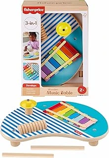 Fisher-Price Ahşap Müzik Keyfi 3 Ahşap Parçadan Oluşan Fisher-Price Ahşap Müzik Keyfi Oyuncak Perküsyon Enstrümanları Hxt91 ürün görseli 1