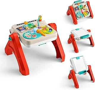 Fisher-Price Birden Fazla Dil Desteği Eğitici Müziklerle 6 Ay Üzeri Bebeklere Yürüme Çağındaki Çocuklara Yönelik Fisher-Price Eğlen Öğren 4'Ü 1 Arada Aktivite Çizim Masası, Jlm96 ürün görseli 1