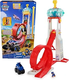 Paw Patrol Rescue - Superloop Tower, Fırlatma Rampalı Takla Yollu, Işık Ses Efektli, Chase Canavar Kamyon Figür Dahil, 3 Yaşından Büyük Çocuklar Için Oyuncak ürün görseli 1