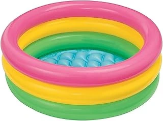 Intex 57107 Renkli Şişme Taban 3 Bölme Havuz 61 Cm, Su Sporları, Plaj Malzemesi, Şişme Ürün, Yüzme Aksesuarı, Kamp, Dalış, Güvenlik ürün görseli 1