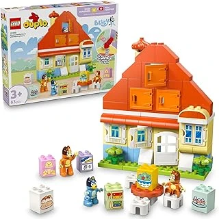 Duplo Bluey: Bluey Ailesinin Evi Hafıza Oyunu 10459-3 Yaş Üzeri Çocuklar Için İnteraktif Oyun İçeren Eğitici Oyuncak Yapım Seti, Doğum Günü Hediyesi (83 Parça) ürün görseli 1