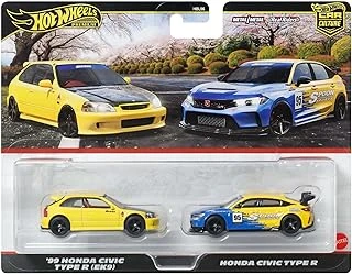 1:64 Ölçekli Araçlardan Oluşan Car Culture 2'Li Paket, Benzersiz Çiftler, Real Riders Tekerlekler, Metal/Metal Şasi, Koleksiyonculara Uygun Hediye, Jbl00 ürün görseli 1