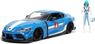 Jada, 253255051, Robotech, Die-Cast (Metal), Toyota Supra, Serbest Tekerlek, Açılabilen Parçalar (Kapı, Kaput Gövde), Sterling Figürü, 1:24, 20 Cm ürün görseli 1