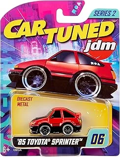 Mgae Cartuned Jdm Seri 2 1985-87 Sprinter Trueno Gt-Apex Ae86, Siyah Kırmızı, Diecast Metal Oyuncak Araba, Koleksiyon ürün görseli 1