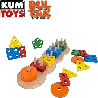 Kumtoys Oyuncak Ahşap Bulta 5 Li ürün görseli 1