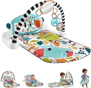 Fisher-Price Bebekler Için Yaşa Göre Gelişim Özellikli Türkçe Dil Destekli Fisher-Price Neşeli Hayvanlar Müzikli Oyun Minderi Piyanolu Jimnastik Merkezi, Taşınabilir Müzik Oyuncağı, Hwy49 ürün görseli 1