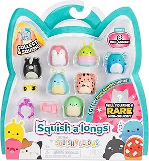Squish-A-Longs Mini-Squish 8'Li Paket (Dalga 3, Stil 1) - Kokarca, Pembe Penguen, Axolotl, Aksesuarlar Daha Fazlası ürün görseli 1