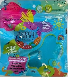 Doğal Oyun Hamuru - Mavi- Eco/Friendly Paket 130Gr ürün görseli 1