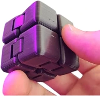 Aee® Infinity Stres Küpü – Sonsuz Hareketli Fidget Küp, Bilek Parmak Güçlendirici, Stres Anksiyete Azaltıcı (1, Siyah) ürün görseli 1