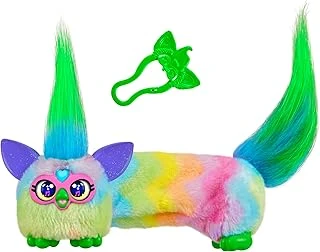 Furby Dj Furblets Can-Dee-Swirl Mini Elektronik Peluş Oyuncak, Komik Gerilebilir Ses Efektleri Müzik, Mobilya, Pembe, Mor Konuşuyor ürün görseli 1
