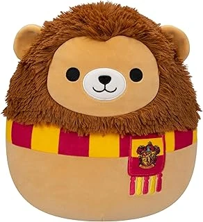 Squishmallows Harry Potter 10-Inç Gryffindor Aslan Peluş - Orta Boy Ultrasoft Resmi Jazwares Peluş ürün görseli 1