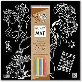 Akademi Çocuk Funny Mat Black (Tebeşirli) Vahşi Batı ürün görseli 1