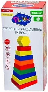 Onyıl Oyuncak Ony-393 Ahşap Dikdörtgen Renkli Kule - ürün görseli 1