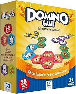 Ca Games Domino Eğlenceli Aile Oyunu 28 Kart 3 Yaş+ ürün görseli 1