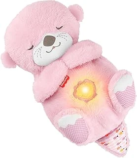 Fisher-Price Uyku Arkadaşı Su Samuru Oyuncağı Ses Makinesi, Yenidoğanlar Için, Nefes Alıp Gibi Hareket Eden, Işıklı Taşınabilir, Jlj33 ürün görseli 1