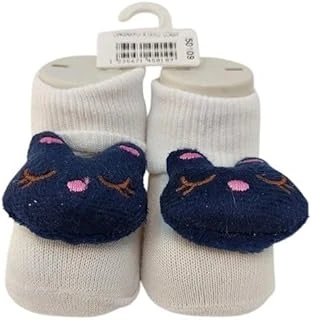 Best Gift Beyaz Çıngıraklı Bebek Çorabı ürün görseli 1