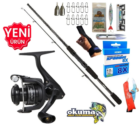 Okuma Revenger Rv-4000A 270cm 7-30gr Karbon Wave Power Spin Olta Takımı Seti ürün görseli 1