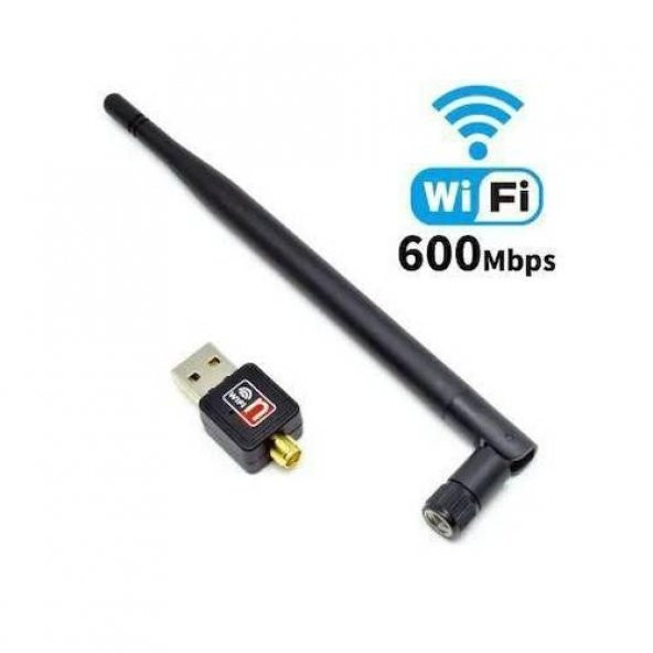 600 mbps Wi-fi adaptör wireless adaptör internet alıcı adaptör 60 ürün görseli 1