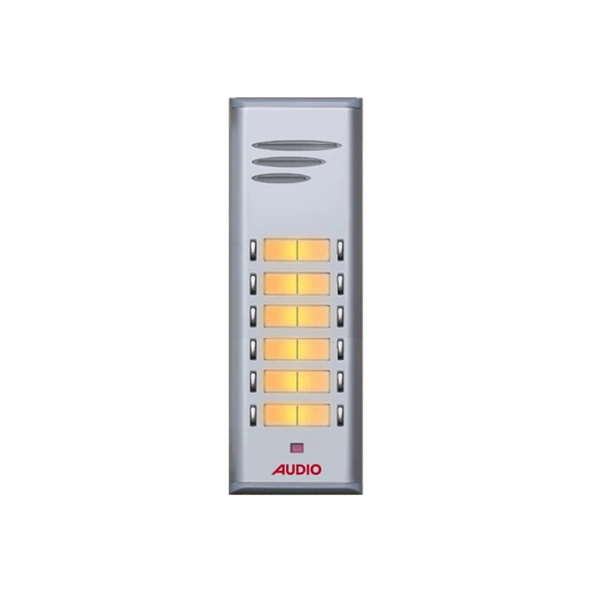 AUDIO 004845 E12 Çift Butonlu Zil Panel 12 Buton Fiyatı ürün görseli 1