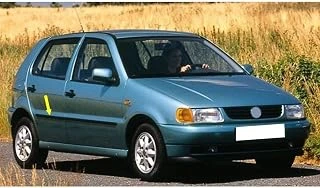 Sağ Arka Kapı Orta Çıtası Siyah 6N4853754A Vw Hatchback Ile Uyumlu 1994-1999 ürün görseli 1