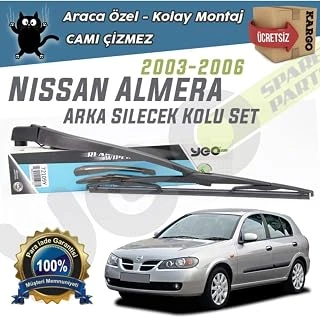 Yeo Nissan Almera Hb Ile Uyumlu Arka Silecek Kolu Set 2003-2006 ürün görseli 1