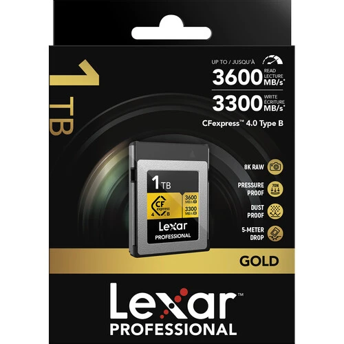 Lexar 1TB Professional CFexpress Type B Gold - Resim 6