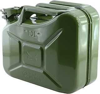 Metal Benzin Bidonu 10 Litre Akaryakıt Mazot Taşıma Doldurma Depolama Bidonu Dayanıklı Bidon ürün görseli 1