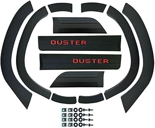 Ferrous Autoaccessories Dacia Duster Ile Uyumlu Turuncu Yazılı Kapı Çamurluk Koruma Dodik Seti 2018 Üstü ürün görseli 1