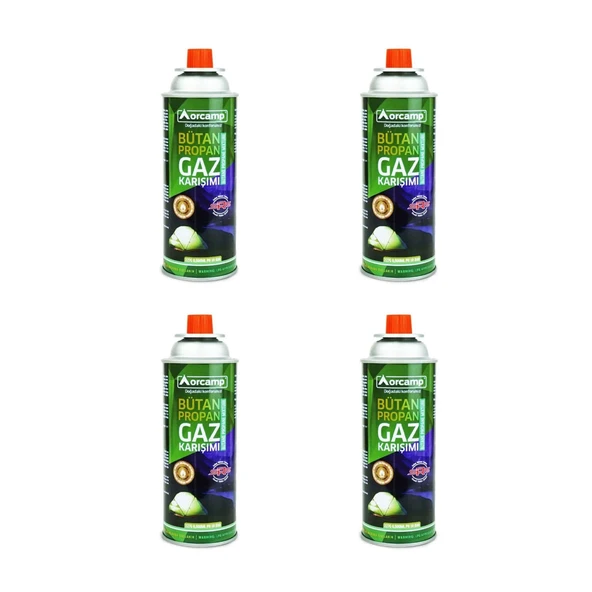 Orcamp 4'lü Paket 227 Gram Gaz Kartuşu ürün görseli 1