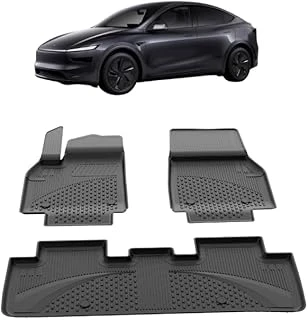 Sahler Tesla Model Y Juniper 2025+ Ile Uyumlu 4.5D Oto Havuzlu Paspas ürün görseli 1