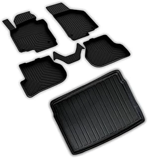 Ferrous Autoaccessories Volkswagen Golf 6 Ile Uyumlu 4D Paspas 3D Bagaj Havuzu 2009 2012 ürün görseli 1