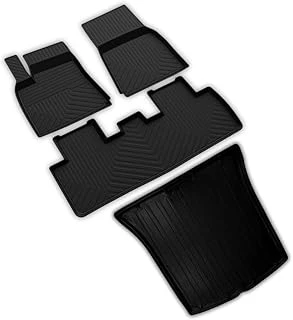 Ferrous Autoaccessories Tesla Model Y Ile Uyumlu 4D Paspas 3D Bagaj Havuzu 2020 Üstü ürün görseli 1