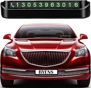 Araç Numaratörü Araba Numaratör Park Telefon Numarası İçi Fosforlu Cam İçin Parktel Oto Otomobil Camı Numaralık Cep Telefonu ürün görseli 1