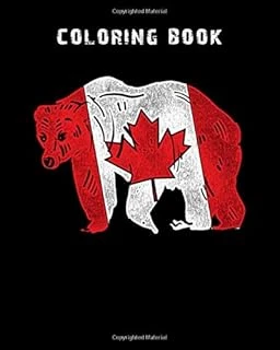 Coloring Book: Canada Bear - 150 Pages - 8 X 10 Inches ürün görseli 1