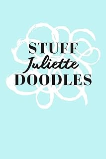 Personalized Teal Doodle Sketchbook (6 X 9 Inch) With 110 Blank Dot Grid Pages Inside. ürün görseli 1