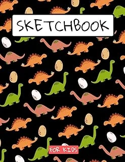 Sketchbook For Kids: Drawing Pad For Kids / Dinosaurs Lovers Childrens Sketch Book / Large Sketch Book Drawing, Writing, Doodling Paper Drawing Paper ürün görseli 1