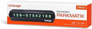 Parkmatik Numaratör Lkn-02, Araç Dashboard Telefon Numarası Gösterge Kartı, Siyah ürün görseli 1