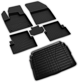 Ferrous Autoaccessories Opel Grandland X F Ile Uyumlu 4D Paspas Alt 3D Bagaj Havuzu 2017 2021 ürün görseli 1