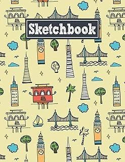 Sketchbook: 8.5 X 11 Notebook For Creative Drawing And Sketching Activities With San Francisco Themed Cover ürün görseli 1