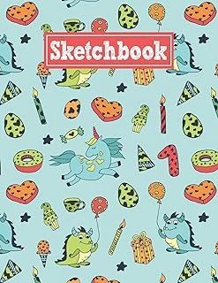 Sketchbook: 8.5 X 11 Notebook For Creative Drawing And Sketching Activities With Children'S Holiday Themed Cover ürün görseli 1
