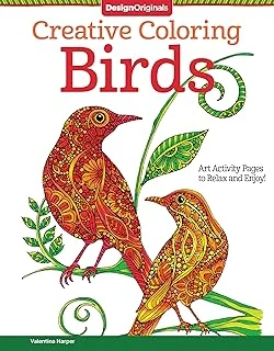 Creative Coloring Birds: Activity Pages To Relax And Enjoy! ürün görseli 1