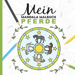 Mein Mandala Malbuch: 50 Tolle Pferde Mandalas Für Zum Ausmalen Und Als Kopiervorlage Für Pädagoginnen. (Meine Mandala Welt) ürün görseli 1