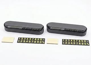 Oto Numaratör 2 Adet – Araç İçi Park Telefon Numarası, Fosforlu Cam Kartı ürün görseli 1