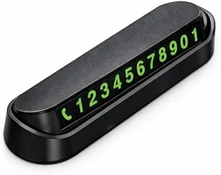 Geçici Park Telefon Numarası Göstergesi, Araç İçi Plakası, Led Görünümlü Parlak Rakamlar, Gece Gündüz Net Okunabilir Tasarım, Gizlenebilir Numara Kapağı, Tek Tuşla Aç Kapa Mekanizması ürün görseli 1
